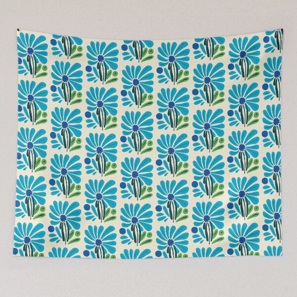 Item preview, Cool Colorful Capacious Folk Floral Abstract Design designed and sold by CharlottePlaceArt.