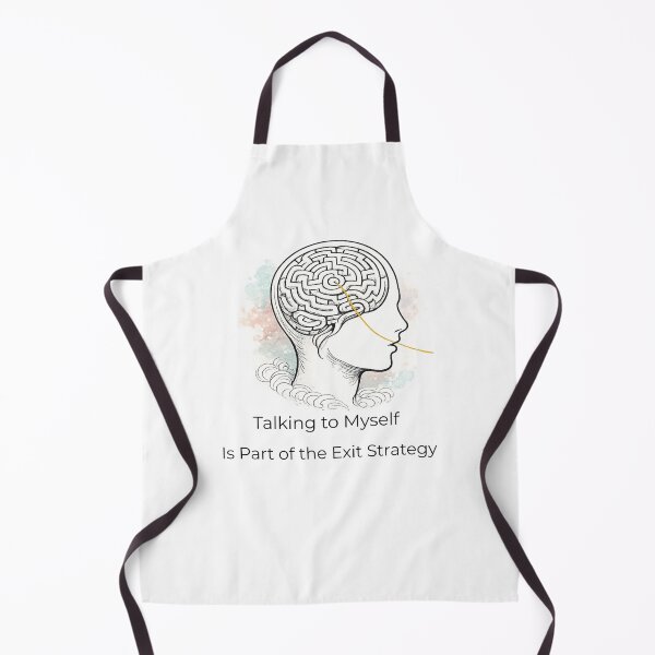 Item preview, If You See Me Talking to Myself Just Move Along. Maze Brain Inner Dialogue Graphic T-Shirt designed and sold by SillentDesign.