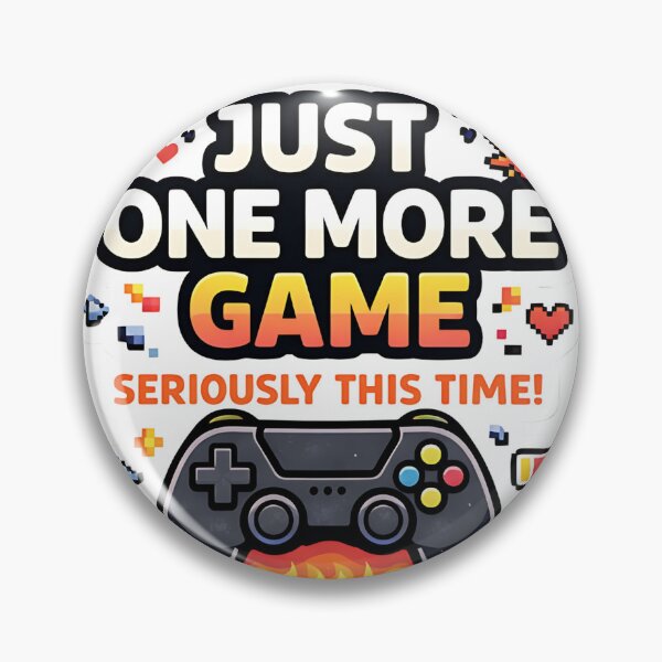 Item preview, One More Game sticker designed and sold by Jaideep Walia.