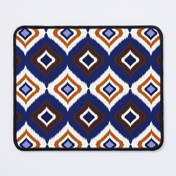 Item preview, Traditional Geometric Diamond Ikat Textile Pattern designed and sold by NM-Beyond.