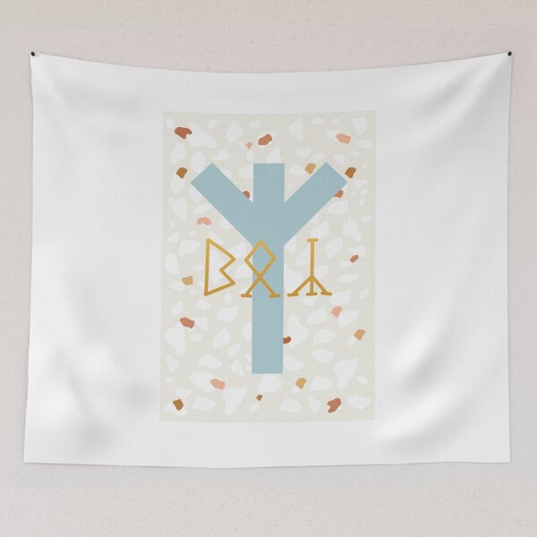 Item preview, Birthday card Boy runic Z (algiZ) designed and sold by TotalKejas.