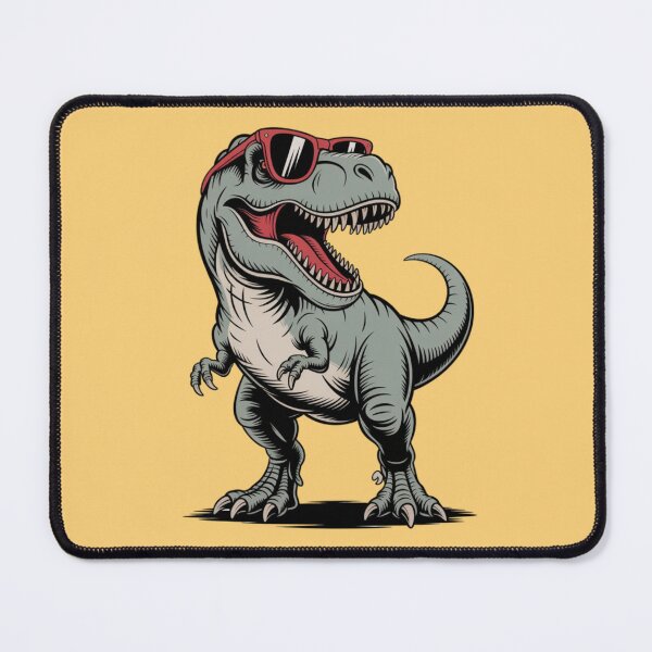 Item preview, A T-Rex dinosaur wearing red sunglasses designed and sold by 123ks.