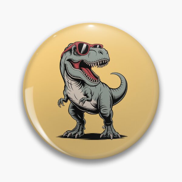Item preview, A T-Rex dinosaur wearing red sunglasses designed and sold by 123ks.
