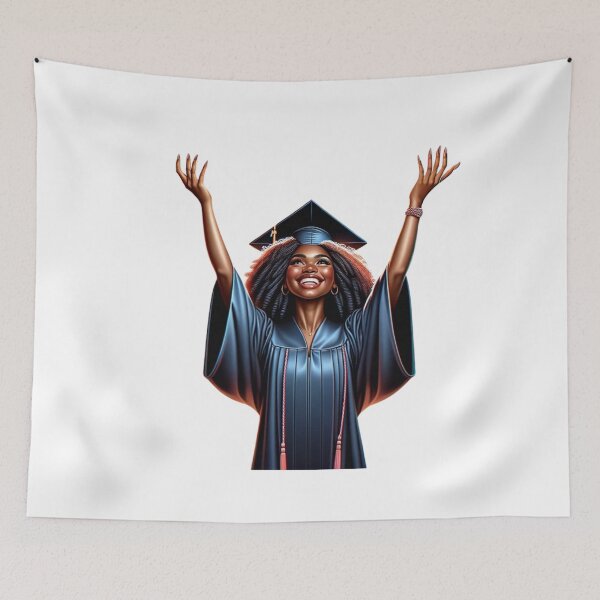 Item preview, Proud Graduate in Classic Navy Blue Gown designed and sold by Lulunza.