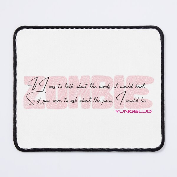 Item preview, YUNGBLUD Zombie Lyrics designed and sold by bruise+blush.