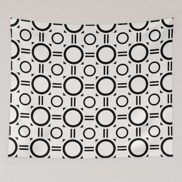Item preview, Geometric Monochrome Pattern ADG P25.P01.097 designed and sold by Space & Care - Art Deco GeoMetrica.