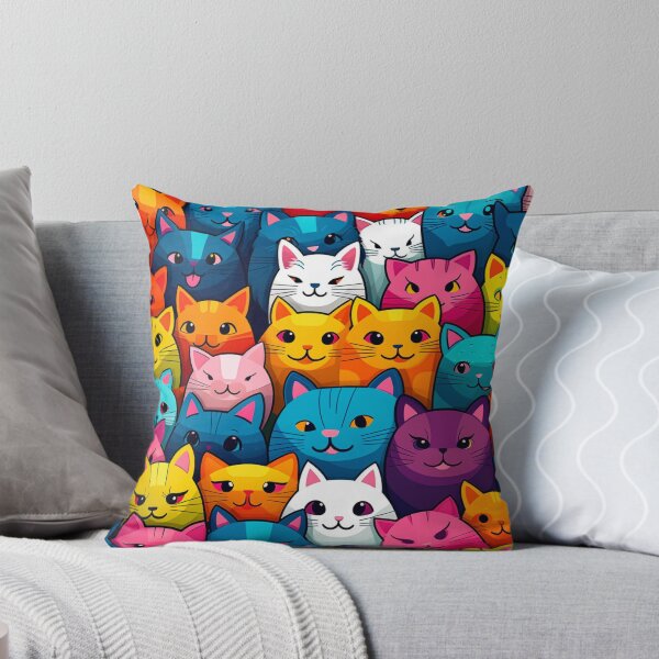 Item preview, rainbow cats designed and sold by Sheilagotthings.