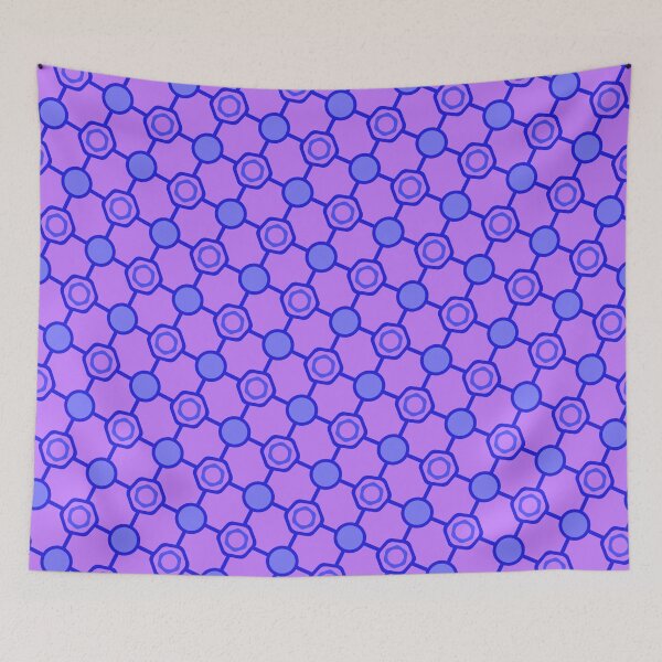 Item preview, Polished Hexagram Print - Geometric Shape Pattern  - Best Friend Gifts designed and sold by RoyalStarsPatts.