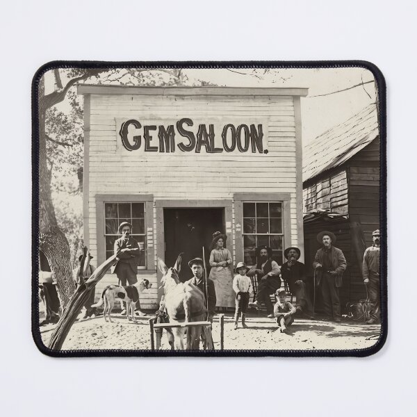 Item preview, Vintage Gem Saloon California 1880 Old West Photo designed and sold by TheSoulOfArt.