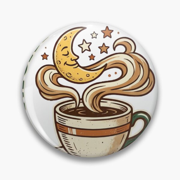 Item preview, Night Shift Squad Cute Moon Coffee Design – designed and sold by urbinet.