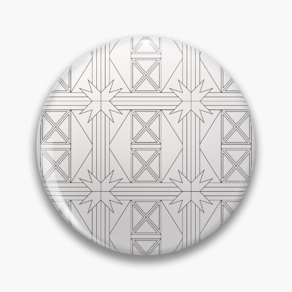 Item preview, Geometric Monochrome Pattern ADG P25.P01.100 designed and sold by Space & Care - Art Deco GeoMetrica.