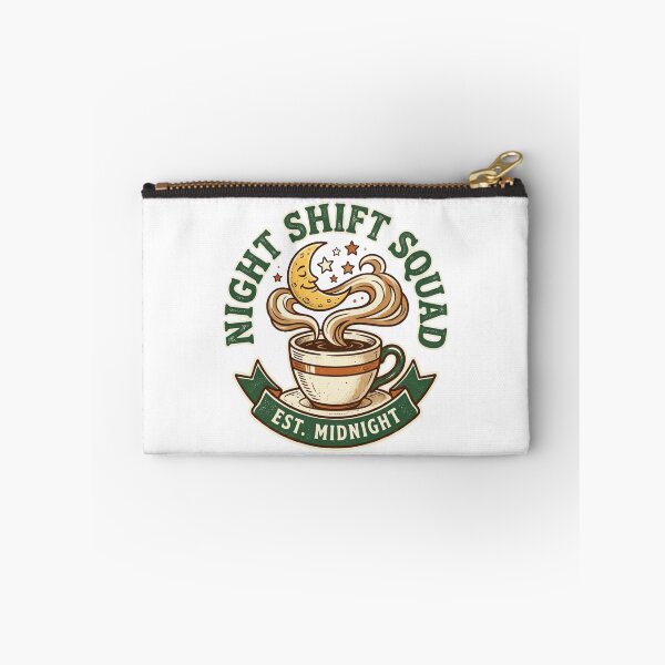 Item preview, Night Shift Squad Cute Moon Coffee Design – designed and sold by urbinet.