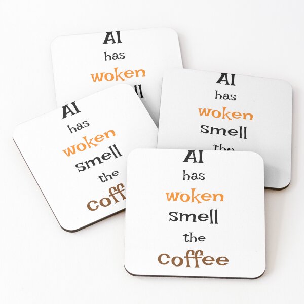 Item preview, AI Coffee designed and sold by The WordCatcher Street.