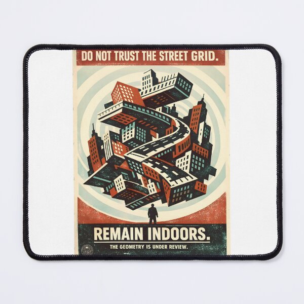 Item preview, Federal Bureau of Control „Street Grids’ poster designed and sold by Deepwood.