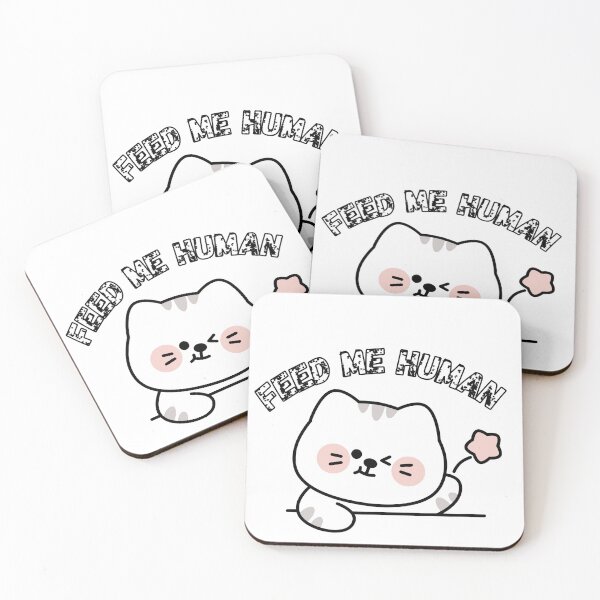 Item preview, Feed Me Human Cat - Funny Hungry Cat Meme Design designed and sold by khaoulaassila.