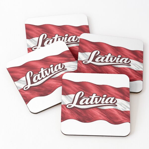 Item preview, Latvia Flag Waving Design – Latvian National Pride Graphic, Baltic Heritage Artwork, Latvia Flag Gift designed and sold by GarnerSupplyCo.