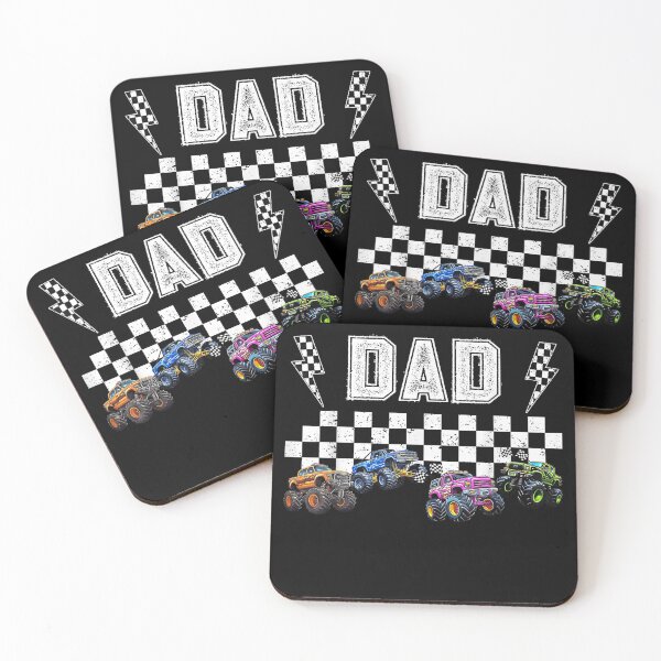 Item preview, dad monster truck family crew birthday matching men dad  designed and sold by mariazin.