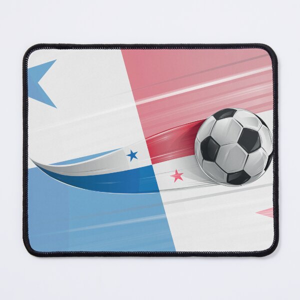 Item preview, Soccer ball with the colors of the Panama flag, realistic effect. illustration designed and sold by Doomko.