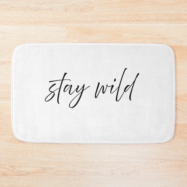 Item preview, Stay Wild Minimal Handwritten Typography Quote Aesthetic Script Design designed and sold by onubi.