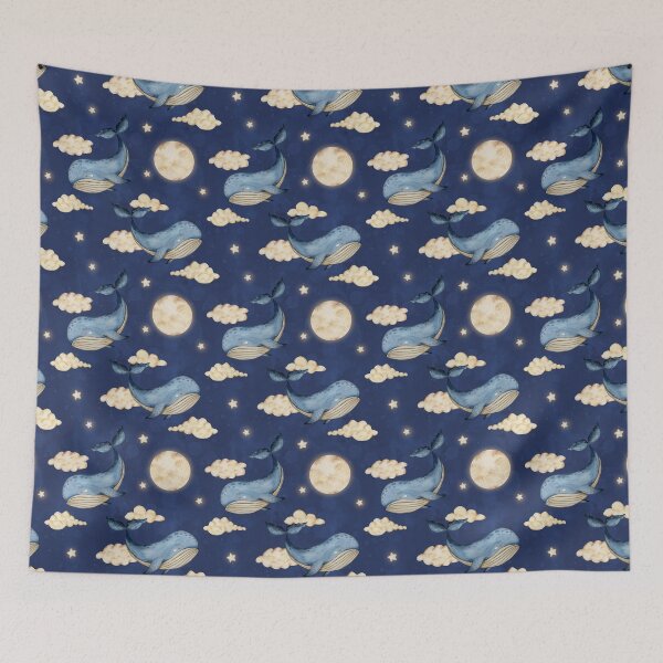 Item preview, Dreams Whale Pattern designed and sold by SvetlanaArt.