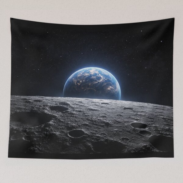 Item preview, Earthrise Return – Artemis II Mission Lunar Horizon designed and sold by OneMoments.