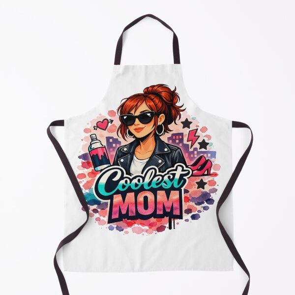 Item preview, Coolest Mom Ever Graffiti Art Fashion red head ginger hair funky Mother designed and sold by VISO-art.