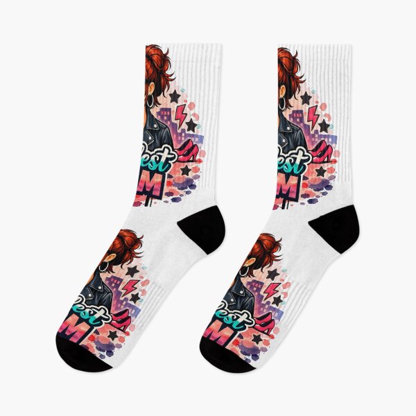 Item preview, Coolest Mom Ever Graffiti Art Fashion red head ginger hair funky Mother designed and sold by VISO-art.