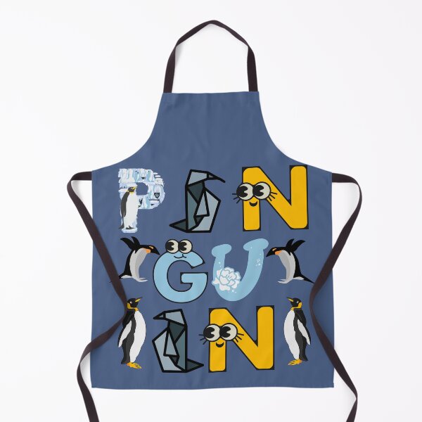 Item preview, Penguin Word Art Cute Penguin Letters Design designed and sold by SkymarArt.