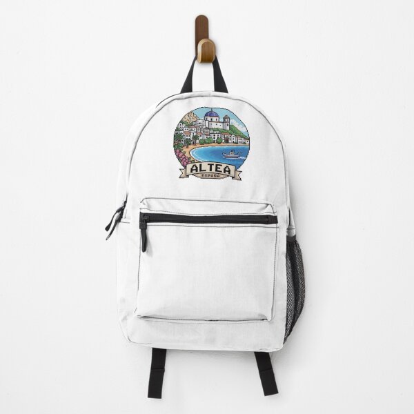 Item preview, Altea España: Pixel Art Mediterranean Coastal Scene designed and sold by CircinusStore.