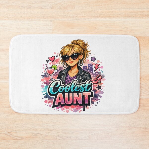 Item preview, Coolest Aunt Ever Graffiti Art T-Shirt funky blonde hair designed and sold by VISO-art.