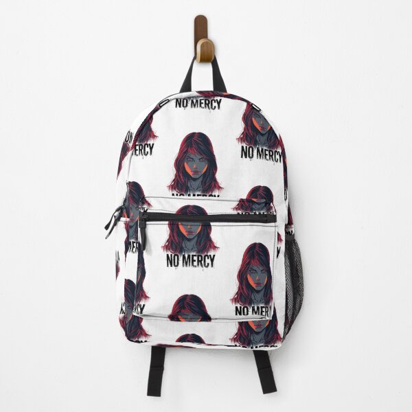 Item preview, No Mercy Red Hair Warrior Girl Edgy Aesthetic V2 designed and sold by Quotable Gear.