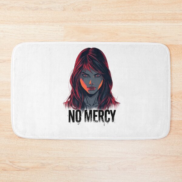 Item preview,  No Mercy Red Hair Warrior Girl Edgy Aesthetic V2 designed and sold by Quotable Gear.
