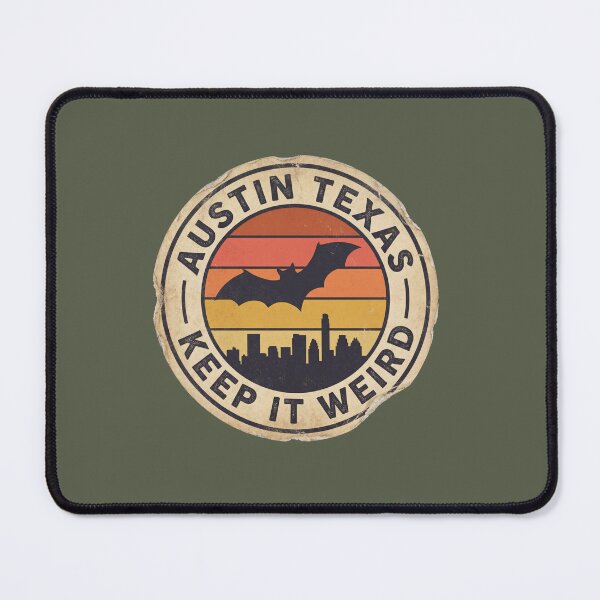 Item preview, Austin Texas Sticker Vintage Badge Retro Travel Keep It Weird Decal designed and sold by CarlosV.