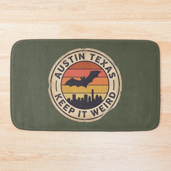 Item preview, Austin Texas Sticker Vintage Badge Retro Travel Keep It Weird Decal designed and sold by CarlosV.
