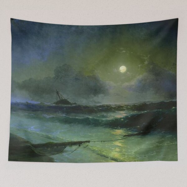 Item preview, Moonrise in Feodosia designed and sold by SharonTheFirst.