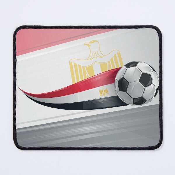 Item preview, Soccer ball with the colors of the Egypt flag, realistic effect  designed and sold by Doomko.