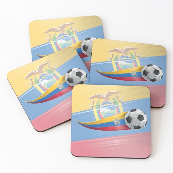 Item preview, Soccer ball with the colors of the Ecuador flag, realistic effect   designed and sold by Doomko.