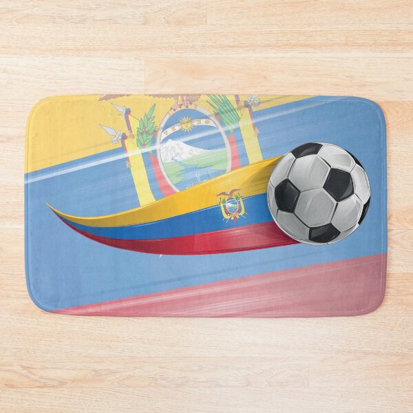 Item preview, Soccer ball with the colors of the Ecuador flag, realistic effect   designed and sold by Doomko.