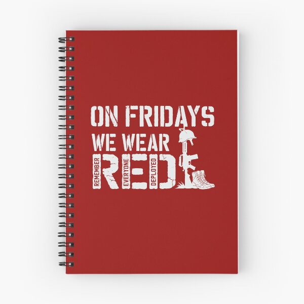 Item preview, On Fridays We Wear Red Military R.E.D Friday Remember Everyone Deployed  designed and sold by alenaz.