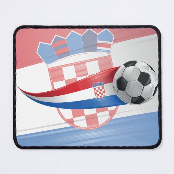 Item preview, Soccer ball with the colors of the Croatia flag, realistic effect designed and sold by Doomko.