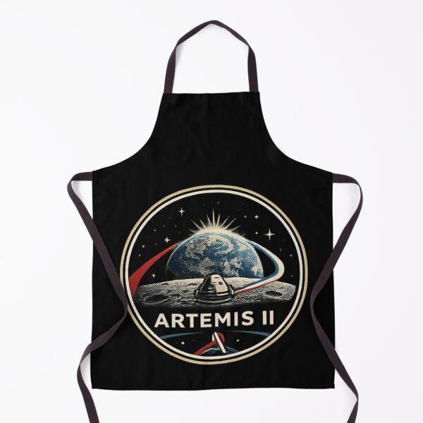 Item preview, Retro Moon Artemis – Earthrise Crew Exploration Badge designed and sold by OneMoments.