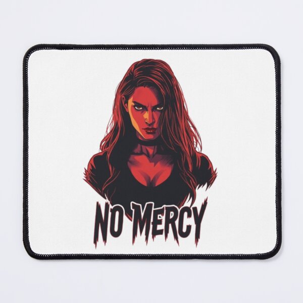 Item preview, No Mercy Red Hair Warrior Girl Edgy Aesthetic V3 designed and sold by Quotable Gear.