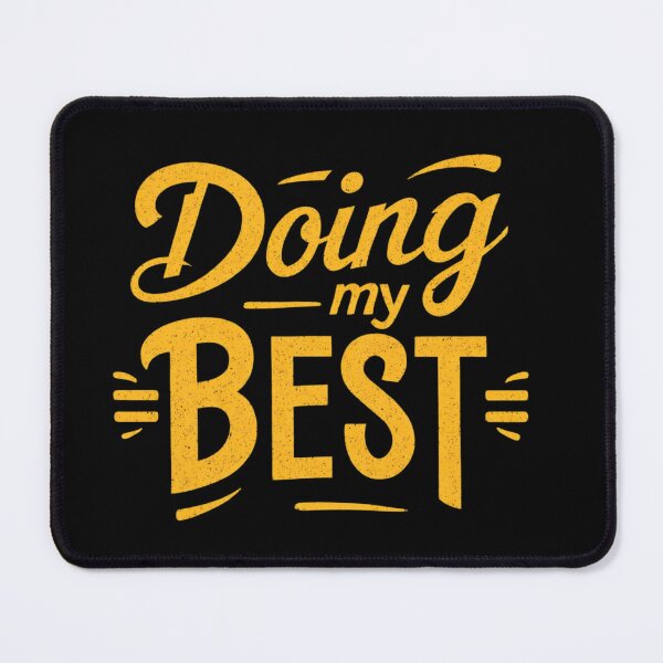 Item preview, Doing My Best Motivational Typography | Positive Mindset Quote Design designed and sold by StickerHavenn.
