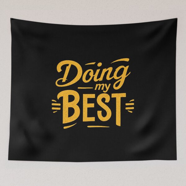 Item preview, Doing My Best Motivational Typography | Positive Mindset Quote Design designed and sold by StickerHavenn.