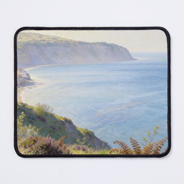Item preview, Robin Hood’s Bay Coastal Painting – North York Moors Seaside Art designed and sold by QuietCanvasArtworks.