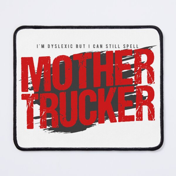 Item preview, Mother Trucker Bold Spooner Humor Design designed and sold by PixelGrafiks.