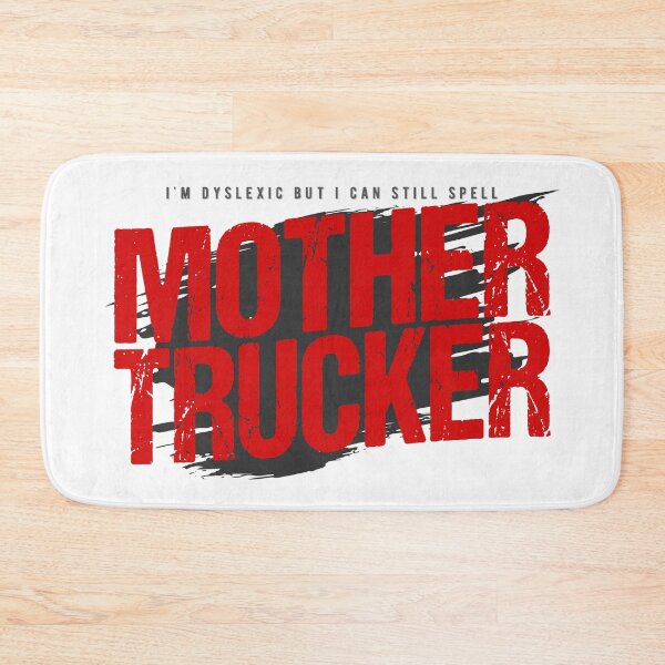 Item preview, Mother Trucker Bold Spooner Humor Design designed and sold by PixelGrafiks.