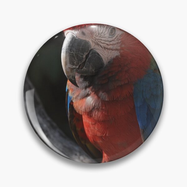 Item preview, Vibrant Macaw Parrot Portrait – Colorful Tropical Bird Wildlife Art designed and sold by treandsart.