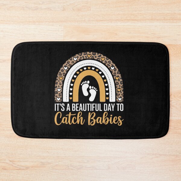 Item preview, It's a Beautiful Day to Catch Babies Boho Rainbow CNM Nurse designed and sold by BlassmausArt.