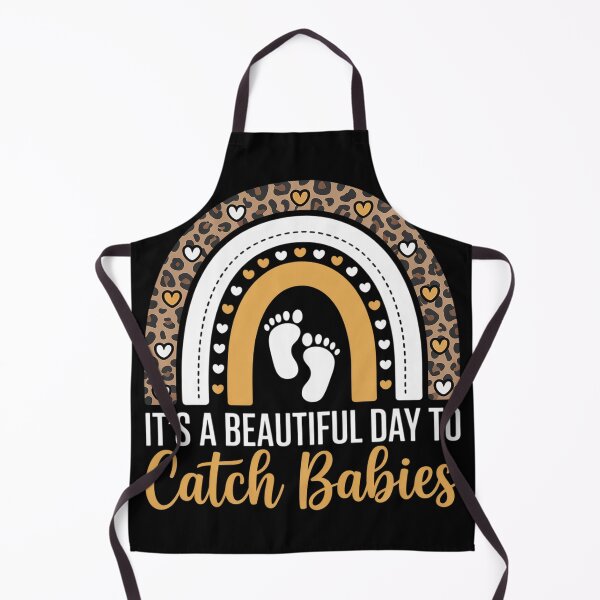 Item preview, It's a Beautiful Day to Catch Babies Boho Rainbow CNM Nurse designed and sold by BlassmausArt.